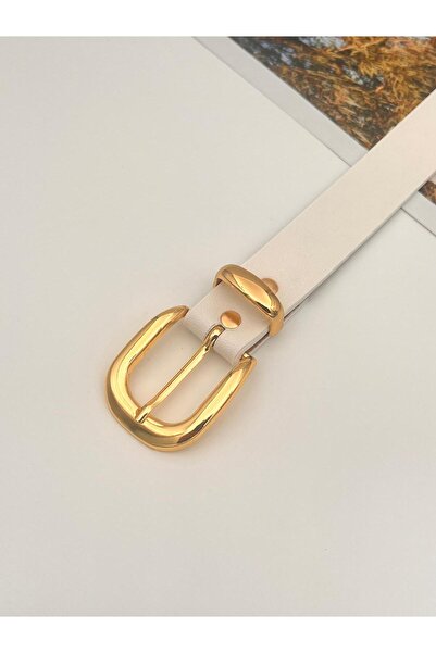 Mynoa Gold Bridge Buckle Women's Belt, Jacket Belt, Trouser Belt.