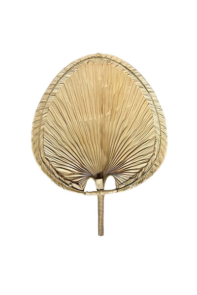 GUNBO HOME Aura X-Large Boy Palmiye Yaprağı Duvar Süsü, Japon Yelpazesi Bohem Stil Dekorasyon, 56 x 41 cm