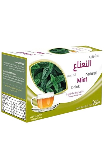 VIOLA FLOWER Natural Mint Drink - 24 Bags × 3 g