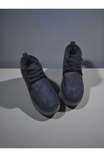 Moda fiesta Women's Winter Suede Fur Boots – Thick Sole