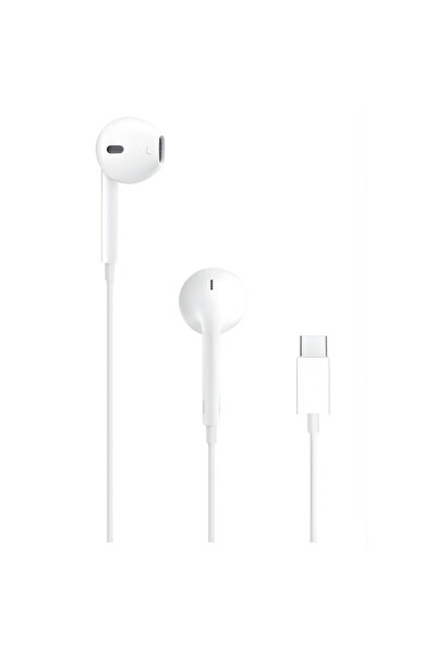 Apple Casti EarPods USB-C, Microfon HD, Control Volum, Sunet Clar, Anulare Zg...