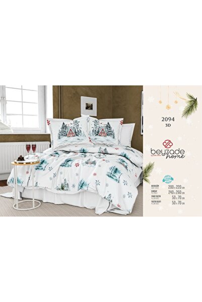 BEYZADE HOME New Year's Bedding Set Christmas Special Series Double Size