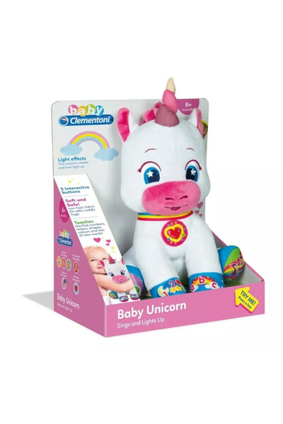 UNICORN Silverbelle interactive plush toy Clementoni