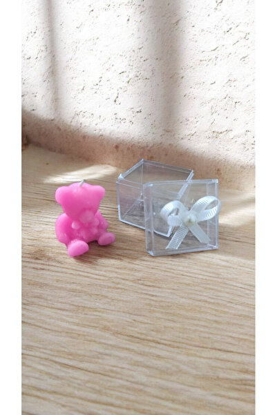 buğlem hediyelik35 50 adet ayıcık mum