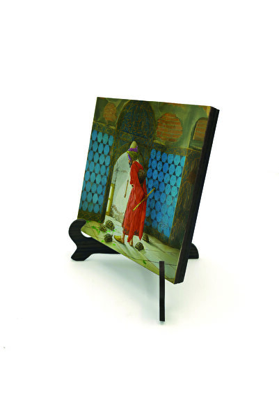 Sadrazam Turtle Trainer Picture cu imprimeu Suport de masă din lemn MDF 10cm ...