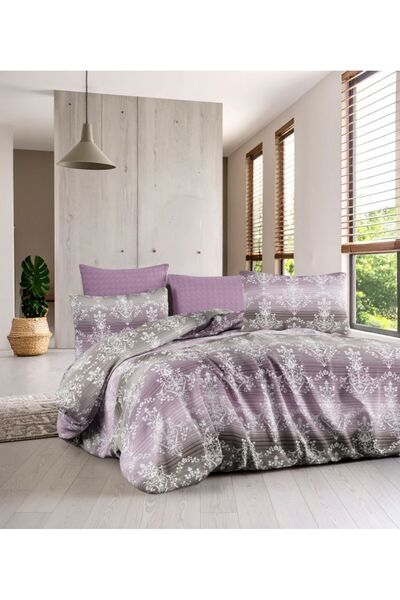 GENÇEV HOME COLLECTİONS Double Duvet Cover Set with Elastic Sheets