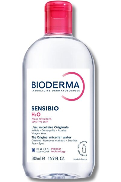 Bioderma ماء ميسيلار لإزالة المكياج Sensibio H2O - للبشرة الحساسة، 500 مل