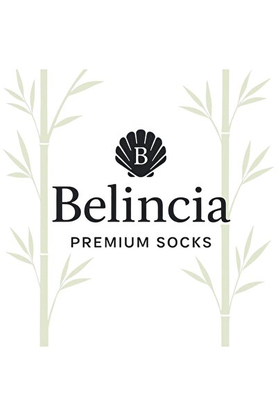 belincia Bamboo Men's Socks Long Plain Gray Socks Stitch-Free Pack of 6