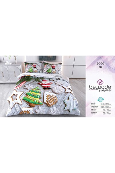 BEYZADE HOME New Year's Bedding Set Christmas Special Series Double Size 2090