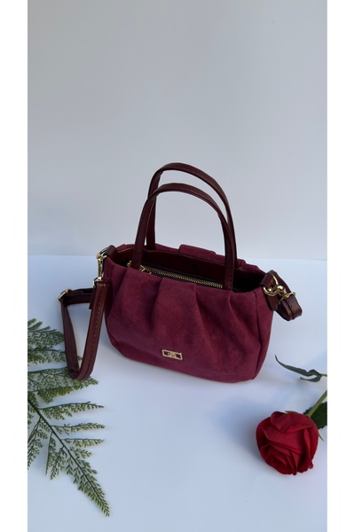 EG-BAGSS حقيبة نسائية من جلد الغزال
