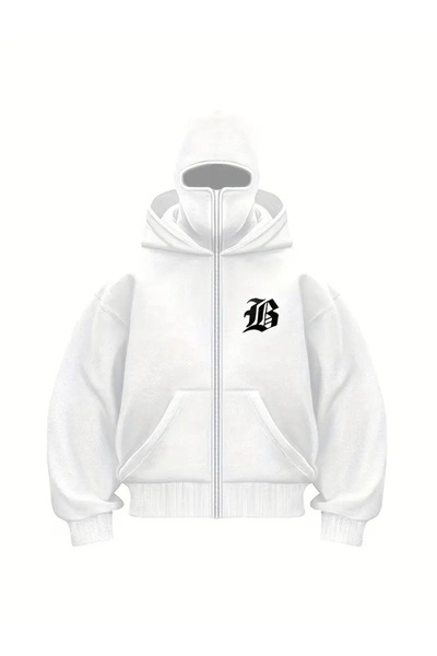 LAYORA 00 Hooded Zippered Windbreaker Jacket