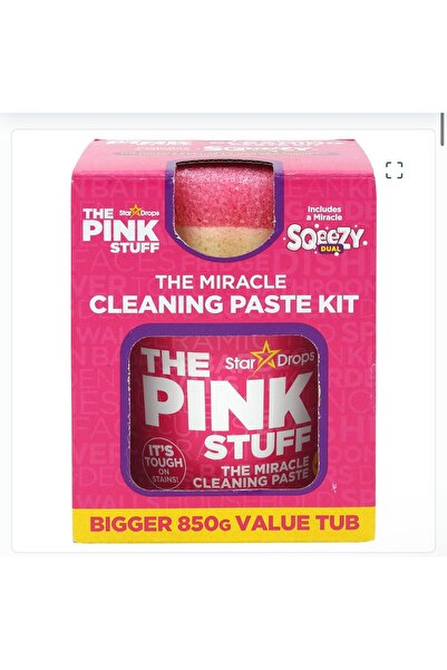 THE PINK STUFF Universal Cleaning Paste Kit + Dual Sponge, 850G