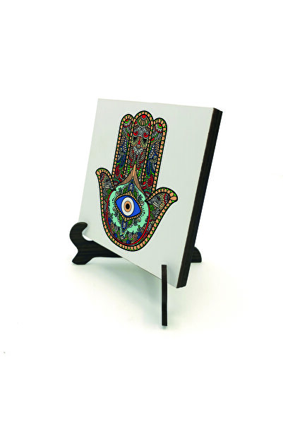 Sadrazam تمثال مطرز ليد فاطمة ب مطبوع مصنوع من الخشب MDF مقاس 10سم × 10سم |  ...