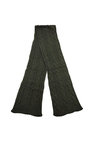 AXE SPORTSWEAR Winter Soft Textured Wool Hair Knitting Pattern Thick Knitwear Tuşe Scarf and Beanie 2-Piece Set