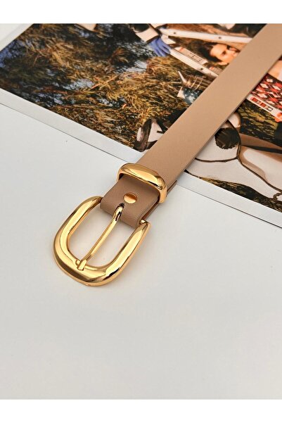 Mynoa Gold Bridge Buckle Women's Belt, Jacket Belt, Trouser Belt.