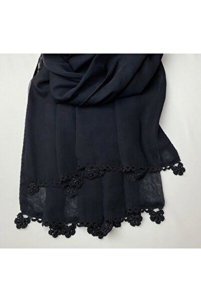 Nimet Abla Butik Hand Embroidered Shawl Hijab