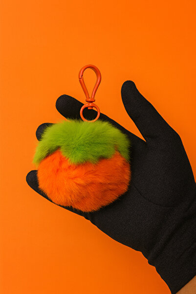 TASARIM RÜZGARI Ponpon peluş anahtarlık & Çanta süsü