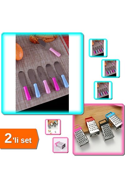 Genel Markalar 6 Adet Tereyağı Bıçağı Mini Spatula + 3 Fonksiyonlu Mıknatıslı...