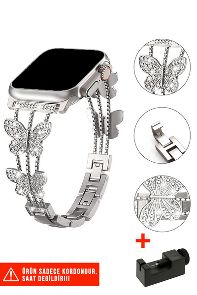 Nezih Case Stylish Jewelry Bracelet Compatible with Apple Watch Series 2/3/4/5/6/7/8/9/Se 38mm 40mm 41mm and Series 10/11 42mm