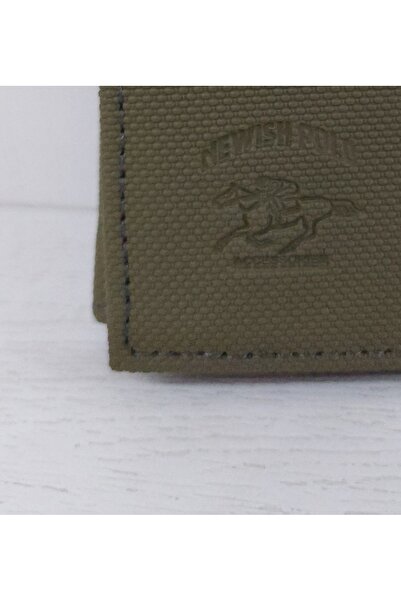 Newish Polo Mechanized Rfid-Enabled Wallet Credit Card Holder - Textured Faux Leather