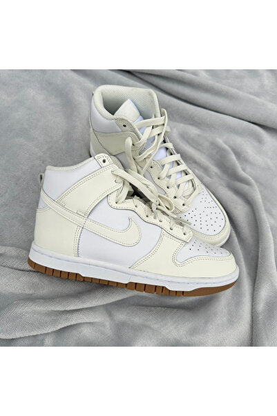 Nike Dunk High Sailgum Cream Beige Women's Sports Shoes