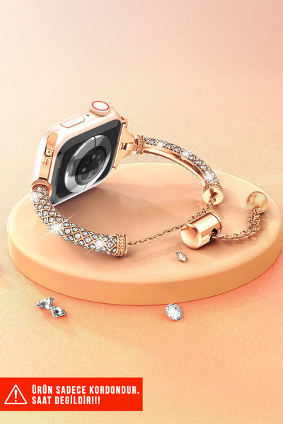Nezih Case Stylish Jewelry Bracelet Compatible with Apple Watch Series 2/3/4/5/6/7/8/9/Se 38mm 40mm 41mm and Series 10/11 42mm