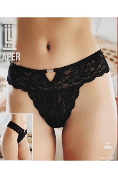 NightLove Dantelli Aksesuarlı Kilot 8006