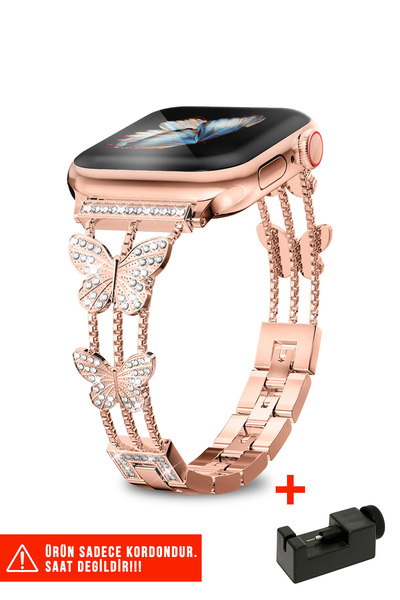 Nezih Case Stylish Jewelry Bracelet Compatible with Apple Watch Series 2/3/4/5/6/7/8/9/Se 38mm 40mm 41mm and Series 10/11 42mm