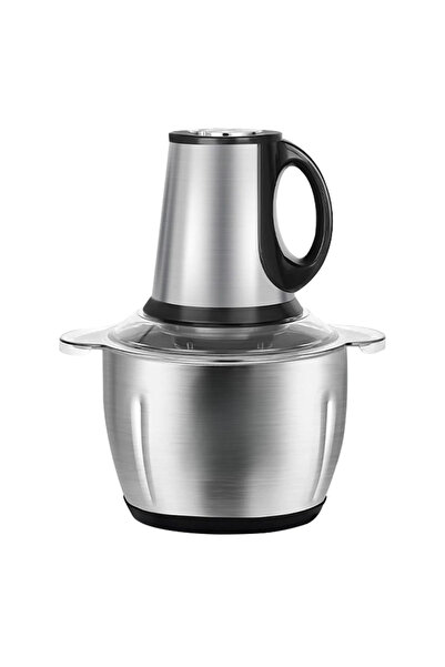 OEM Tocător Electric din Inox Kitchen Expert, 3L, 300W, 4 Lame din Oțel Inoxi...