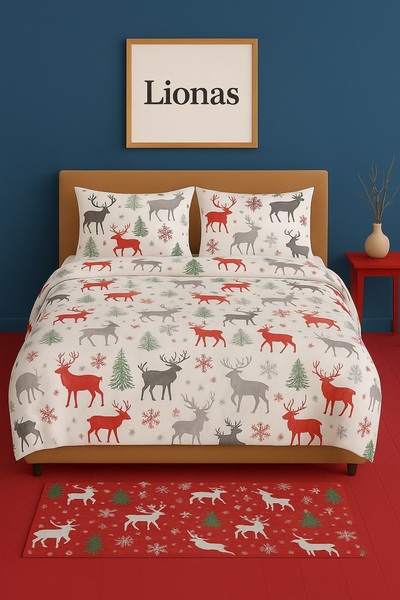 StellaFlavo Dvostruka navlaka za poplun + 2 jastučnice sa oblozima