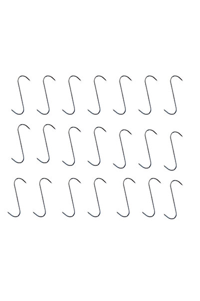 OEM Set 21 Cârlige Carmangerie din oțel inoxidabil, model 7-136