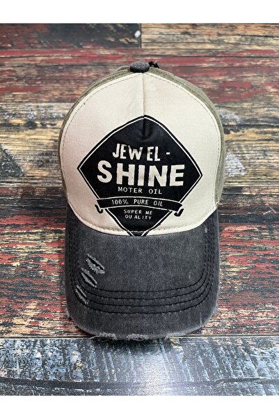 Street Bag Jewel Shine Cap Hat Navy Blue