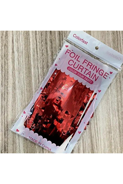 OEM Set of 3 Shengyuantong fringed curtains, foil, gold, 100 x 200 cm