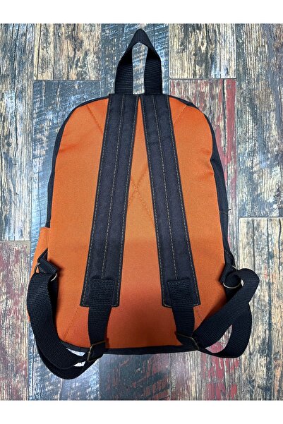 Street Bag Canvas Waterproof Travel School Backpack with Embroidered Lettering