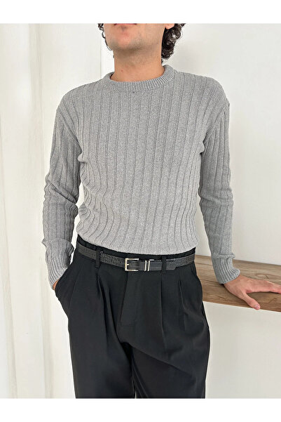 pepule Winter Knitted Crew Neck Sweater Knitwear