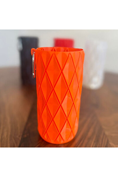 Mottopi Turuncu Elmas Desen Bira Kılıfı