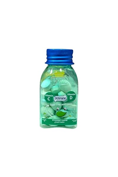 DOSFARM Sugar-free Mint Flavored Throat Soothing Vitamin Lozenges from