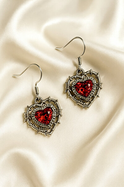 Gofeel Gothic Heart Black Küpe