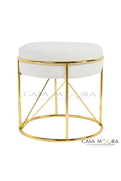 Moora TABURET BOUCLE GOLD