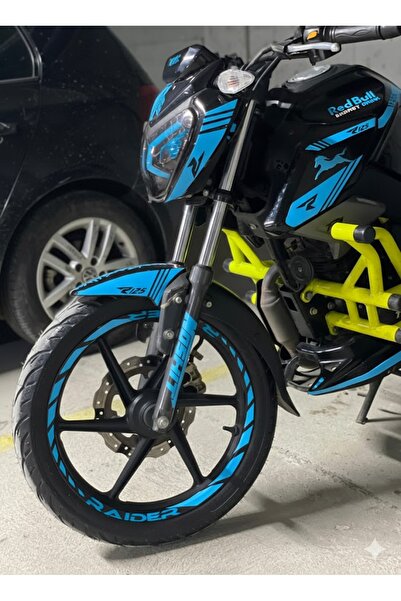 unifol TVS RAİDER KAPLAMA ÖN ÇAMURLUK R125 STİCKER