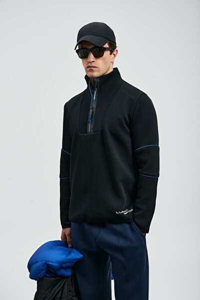 Lufian 112030191 Art Erkek Sweatshirt SİYAH