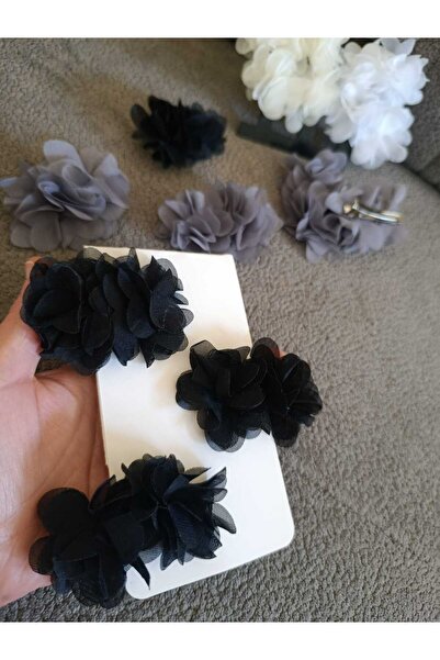 Esram Butik Frida Toka - Siyah 3lü Klips Toka - Çocuk Tokası