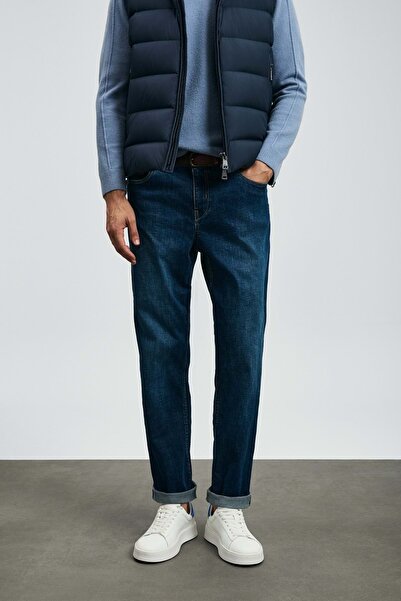 Lufian 112200250 Pantaloni pentru bărbați Santo Smart Jean slim fit Pantaloni...