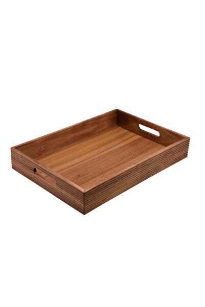 Bien Servi صينية خشب أكاسيا مستطيلة عالية الجودة