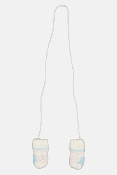 Cool Club Toddlers Girl 1 Pair Knitted Mittens, Multicolor