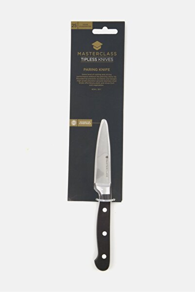 masterclass Paring Knife 9cm, Silver/Black