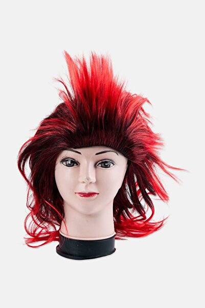 Bristol Novelty Foxy Rocker Red Halloween Wig, Red