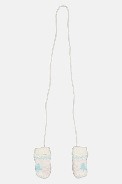 Cool Club Toddlers Girl 1 Pair Knitted Mittens, Multicolor