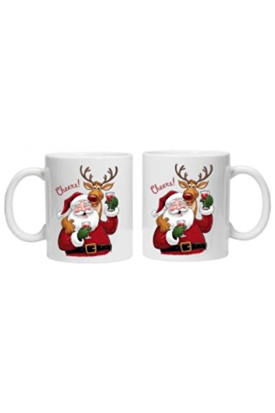 CRD PRINT Personalized printed mug "Funny Santa Claus", model 10,