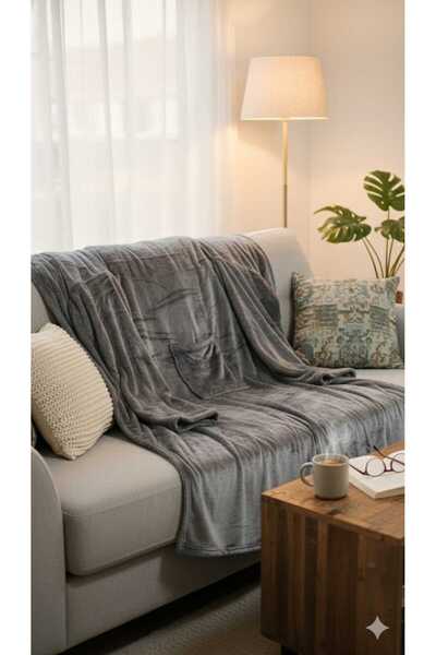 RİGOROUS Rogorous Wearable Fleece Blanket with sleeves and pocket, Extremely soft and Breathable